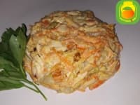 Салат "Обжорка", с курицей.